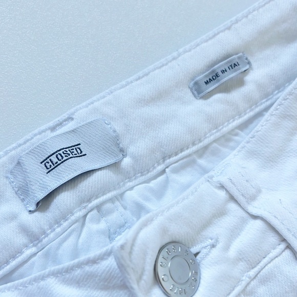 CLOSED DENIM WHITE BAKER JEANS SIZE 26 - Picture 7 of 13